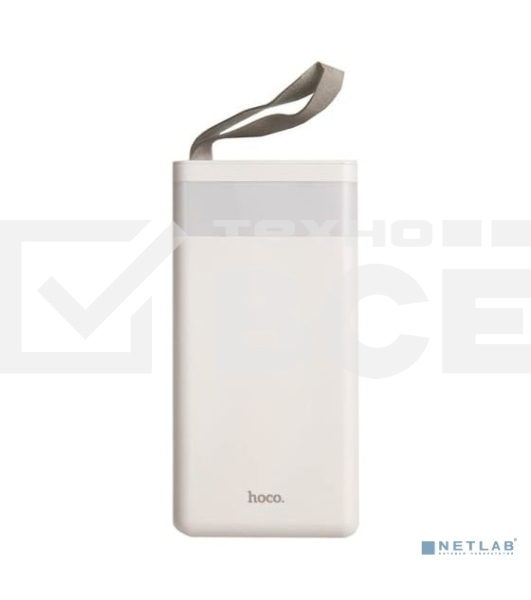 Внешний аккумулятор HOCO J73 Powerful desk lamp power bank, 2.0А (30000mAh), белый