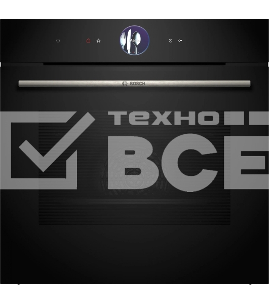 Встраиваемый духовой шкаф электрический Bosch HBG7764B1 черный