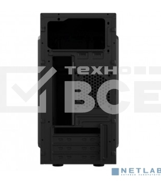 Компьютерный корпус mATX Minitower RD873, c БП PSU-ATX450-12EC, 2*USB 2.0, HD Audio+Mic, Black CBR PCC-MATX-RD873-450W
