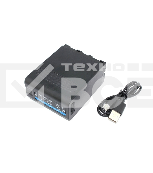 Аккумуляторная батарея для видеокамеры Sony CCD-RV (NP-F970) USB Type-C 7.4V 10500mAh усиленная