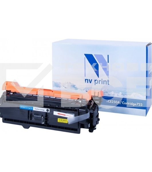 Картридж лазерный NVPrint совместимый HP CE250A/Canon 723 Black для LaserJet Color CM3530/CM3530fs/CP3525dn/CP3525n/CP3525x/Canon i-SENSYS LBP-7750Cdn (5000k)