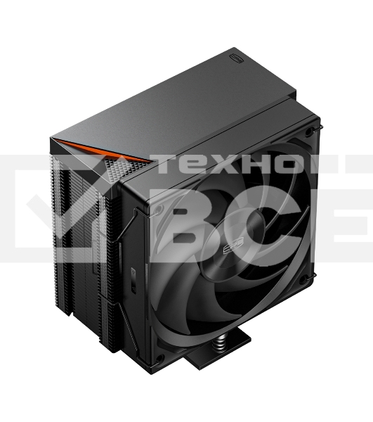 Кулер для процессора PCCooler RZ500 BK (250W, 4-pin PWM, 155mm, Al/Cu, 5x6mm, 1x120mm, 86.73CFM, 32dBA, 2200RPM, S: 1851/1700/1200/115X, AM5/AM4, black)