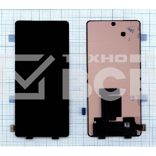 Дисплей для Xiaomi Mi Mix 4 в сборе с тачскрином черный