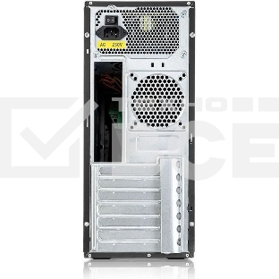 Компьютерный корпус c блоком питания Foxline FL-301-FZ450-RW ATX case, черный, 450 Ватт w/PSU 450W 8cm, w/4xUSB2.0, w/o FAN, w/DVD-RW, w/C13-C14 cable 1.5m