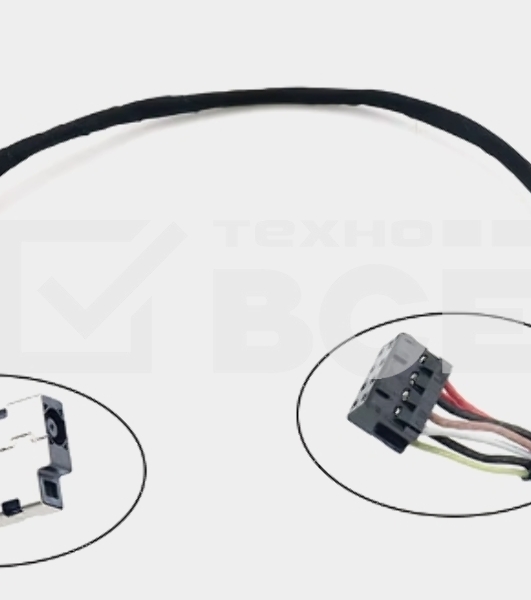 Разъем для ноутбука HP 250 255 G2 G3 15-G 15-R с кабелем