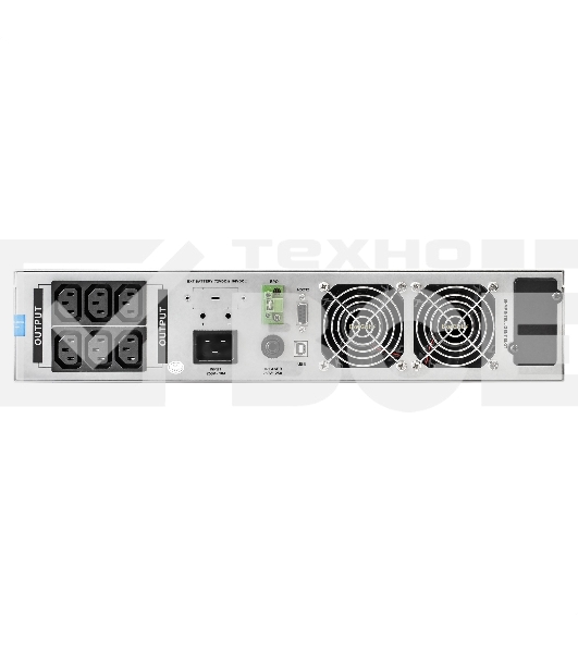 Источник бесперебойного питания On-line ExeGate EP285648RUS PowerExpert ULS-3000.LCD.AVR.C13.USB.RS232.SNMP.2U <3000VA/3000W, On-Line, PF=1, LCD, 6*IEC-C13, RS232, USB, SNMP-slot, Rackmount 2U/Tower, Black>