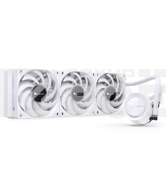 Система жидкостного охлаждения JONSBO TG-360 белый 120мм алюминий+медь 1800rpm 35.4db 4-pin 300W
