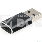 Переходник USB3.1 Cablexpert A-USB3.1-AMCF, AM/Type-C(F), 5 Гбит/с, QC3.0, метал.корпус, Pro, черный, пакет, фото7