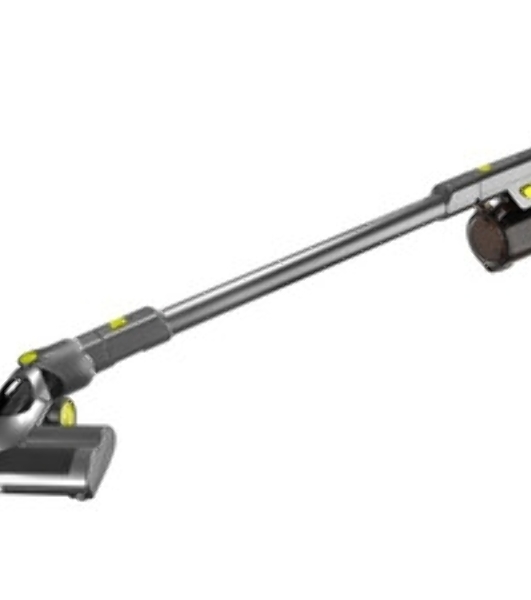 Пылесос вертикальный BRAYER BR4262 черный/желтый, питание от аккумулятора, 180 Вт, уборка сухая, пылесборник 1 л