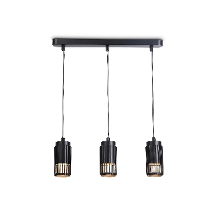 Светильник Ambrella light TN51699/3 BK черный GU10/3 400*60*1120