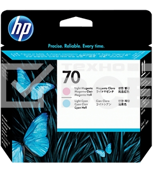 Картридж струйный HP 70 C9405A светло-пурпурный/светло-голубой печатающая головка для HP DJ Z2100/Z3100/PS Pro B9100