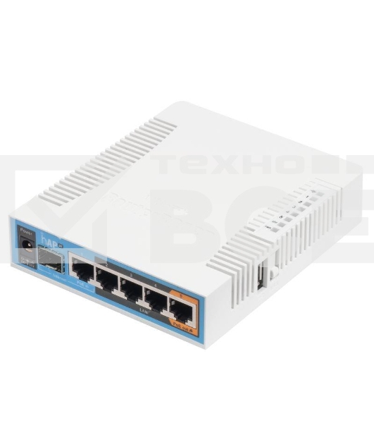 Сетевое оборудование MikroTik RB962UiGS-5HacT2HnT Роутер 2.4+5ГГц, 802.11a/b/g/n/ac, 5x Ethernet 1G, 1x SFP