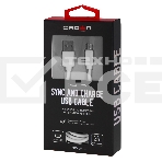 Кабель Crown USB - microUSB CMCU-3012M белый, фото 1