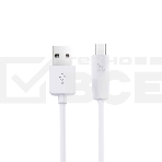Кабель USB 2.0 hoco X1, АM/Type-C M, белый, 1м, фото 1