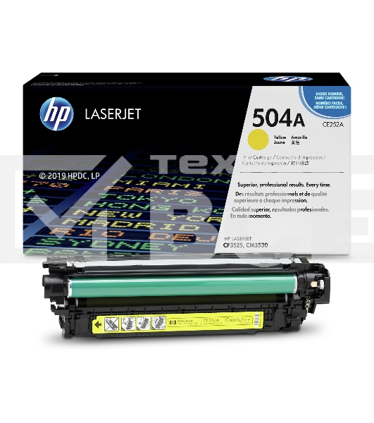 Картридж лазерный HP CE252A желтый для CLJ CM3530/CP3525 7000стр.