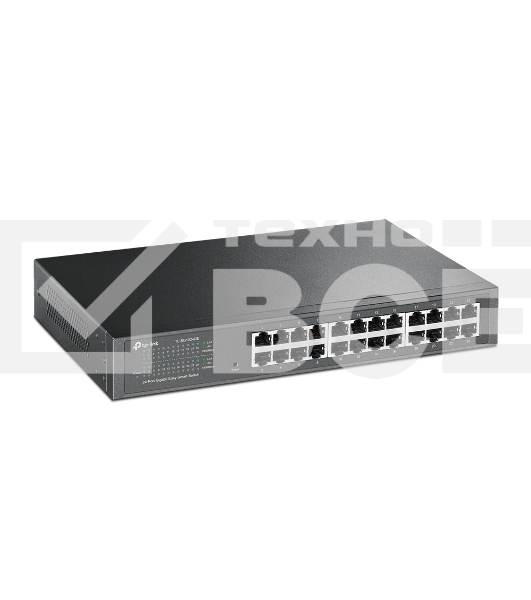Коммутатор TP-Link SMB TL-SG1024DE 24-Port Gigabit Easy Smart Switch, 24 10/100/100Mbps RJ45 ports, MTU/Port/Tag-based VLAN, QoS, IGMP Snooping