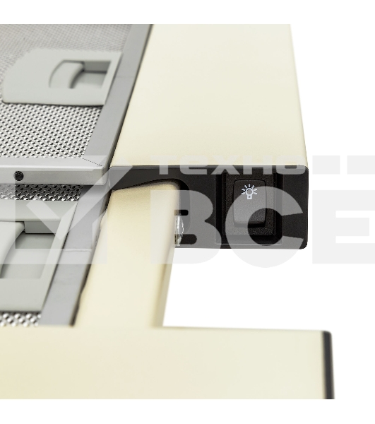 Вытяжка Krona KAMILLA slim 600 ivory (2 мотора)