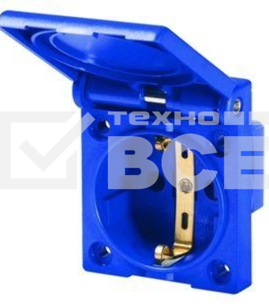 Розетка скрыт. уст. 16А 250В 2P+E IP54 ДКС DIS5702061