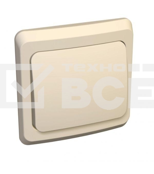 Выключатель 1-кл. СП Этюд 10А IP20 крем. SchE BC10-001K