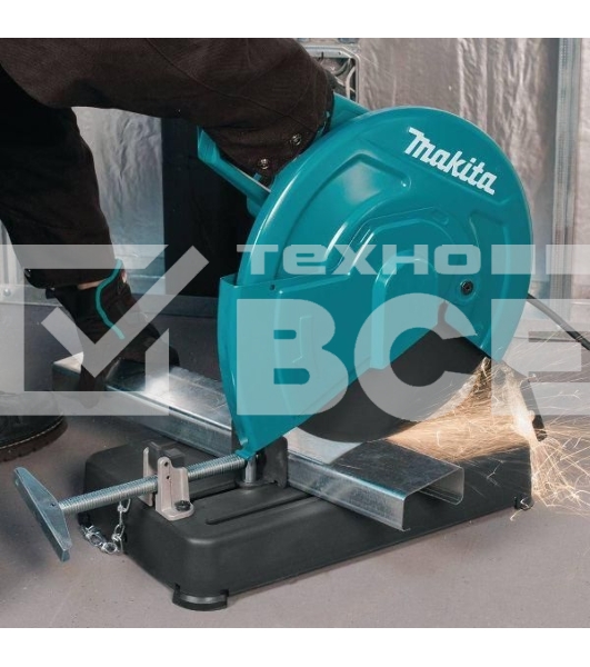 Пилы электрические дисковые, торцовочные Makita LW1401 Пила монтаж,2200Вт,3800об\м,диск-ф355х25.4мм,рез-70х233мм,16.6кг,кор