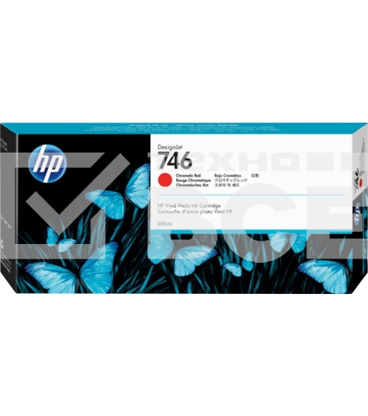 Картридж струйный HP 746 300-ml хроматический красный Ink Cartridge