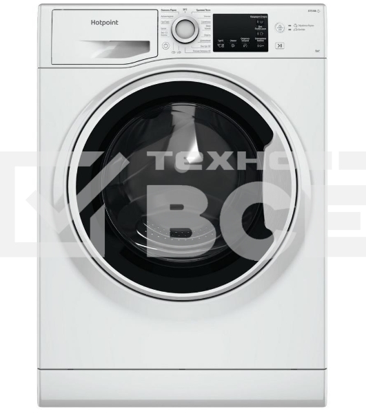 Стиральная машина Hotpoint NSB 6015 WV RU белый, загр. фронтальная макс.: 6 кг 1000 об/мин класс: А+