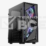 Компьютерный корпус Aerocool / Formula Glider Cosmo V1 без БП, ATX, боковое окно (закаленное стекло), черный, фото2