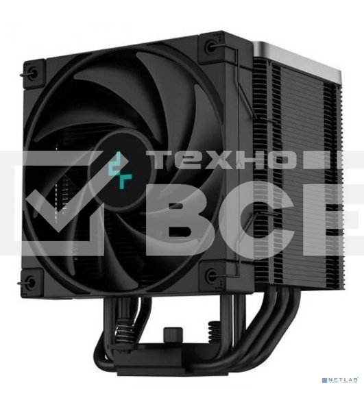 Кулер для процессора DEEPCOOL AK500 ZERO DARK черный, 120 мм, алюминий/медь, 1850 об/мин, 31.5 дБ, 4 pin, 240 Вт, 158 мм