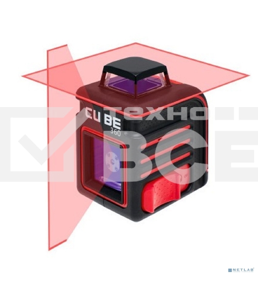 Уровень лазерный ADA Cube 360 Basic Edition 20(70)м ±3/10мм/м ±4° лазер2