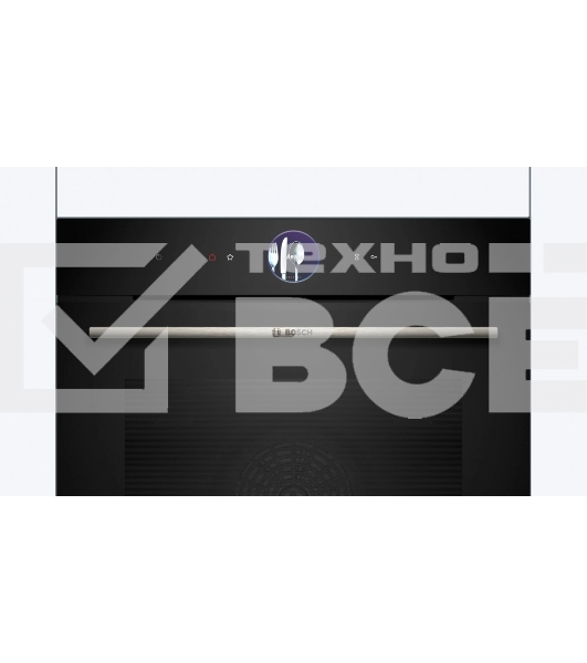 Встраиваемый духовой шкаф электрический Bosch HBG7764B1 черный