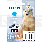 Картридж струйный Epson C13T26124012/C13T26124010 голубой для Epson XP-70 (300стр.), фото4