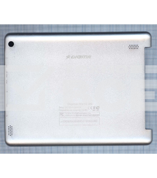 Задняя крышка для Digma iDs10 3G серебристая