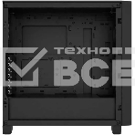 Корпус без блока питания Corsair 3000D RGB Airflow, Midi-Tower, TG, 3x120mm RGB, 2xUSB-A 3.2, E-ATX, ATX, mATX, mITX Black, фото6