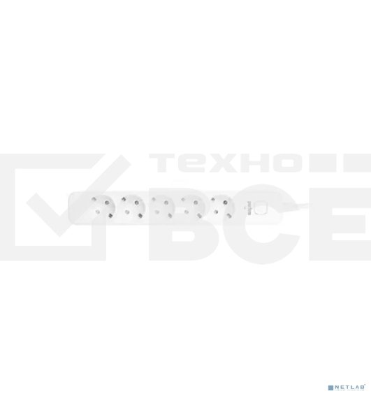 Сетевой фильтр Perfeo (PF_C3963) POWER STREAM - 5 роз - 1,5 м - белый