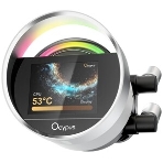 Система охлаждения Ocypus Sigma L24 WH ARGB, 240мм, LCD Pump 2.4', 2x120мм ARGB fans, LGA115X/1200/1700/18XX, AM4/AM5, фото9