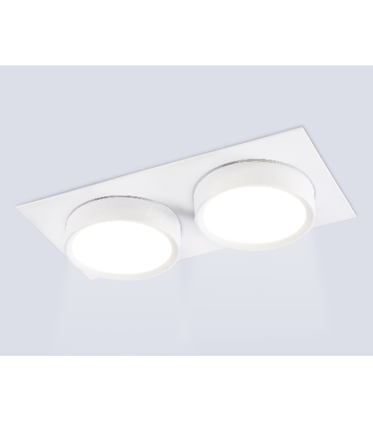 Светильник Ambrella light TN6741/2 WH белый IP44 GX53/2 210*110*57