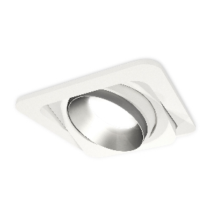 Комплект встраиваемого поворотного светильника Ambrella light XC7658023 SWH/MCH белый песок/хром матовый MR16 GU5.3 (C7658, N7033)