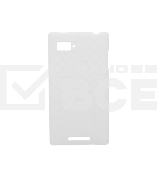 Чехол для смартфона Lenovo K910 (VIBE Z) Nillkin Super Frosted Shield Белый