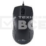 Мышь проводная Oklick 185M черный, 1200 dpi, USB, кнопки - 3, фото 1