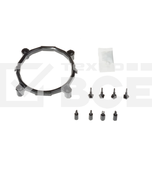 Кулер Cooler ID-Cooling DK-01S серебристый/черный 80мм алюминий 2200rpm 24db 3-pin 65W