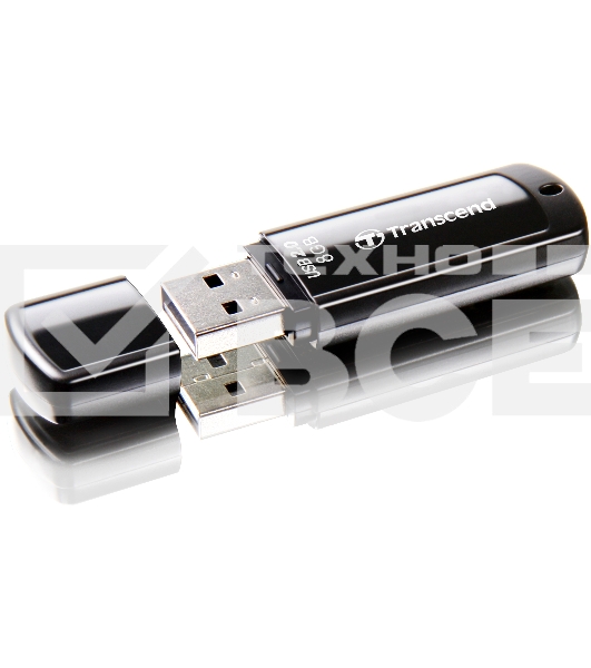 Флеш диск Transcend 8Gb Jetflash 350 TS8GJF350 USB2.0 черный