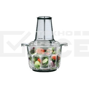 Измельчитель Centek CT-1395 Сталь <600Вт> 2 скорости, стеклянная чаша 2,0л, разборные ножи, 4 лезвия