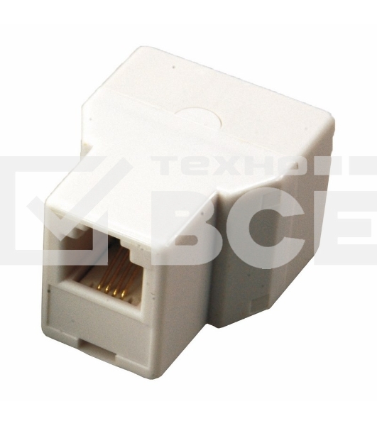 Телефонный двойник Rexant RJ-14(6P4C) (гнездо - 2 гнезда)