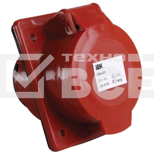 Розетка СП 32А 380В 3P+E+N ССИ-425 IP44 ИЭК PSR42-032-5