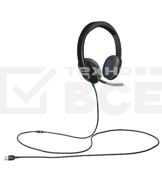 Гарнитура проводная Logitech H540 USB (981-000480)