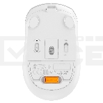 Мышь беспроводная A4Tech Fstyler FB10C белый/серый, 2000 dpi, радиоканал, Bluetooth, USB, кнопки - 4, фото 1