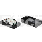 Соединительный бокс для витой пары UTP cat. 5e, 6 T568A/B, IDC: krone, черный VCOM <NM211>, фото7