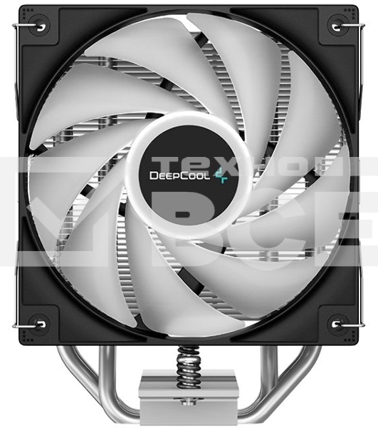 Кулер для процессора DEEPCOOL AG400 LED черный, 120 мм, алюминий/медь, 2000 об/мин, 31.6 дБ, 4 pin, 220 Вт, 150 мм