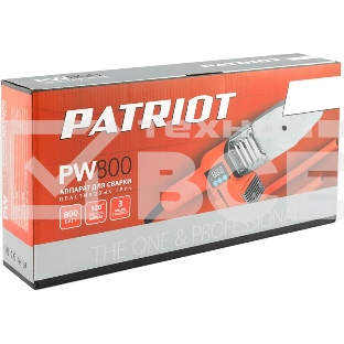 Аппарат для сварки пластиковых труб PATRIOT PW 800, 3 насадки, электронная регулировка, ЖК дисплей, 800W, кейс металл.