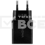 Сетевое зарядное устройство Digma DGW2D 20W 3A+1A (PD+QC) USB-C/USB-A универсальное черный, фото 1